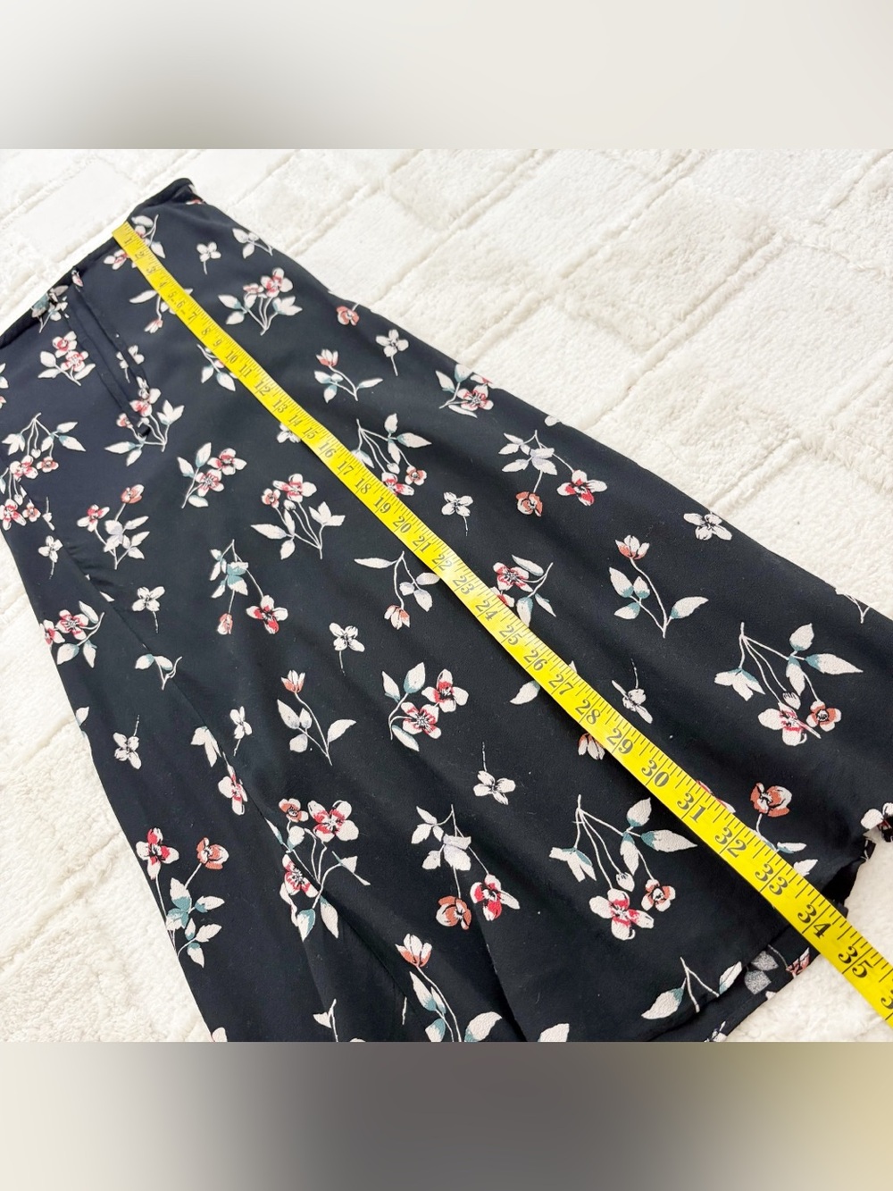 Madewell Floral Midi Slip Skirt 2 - Picture 9 of 10